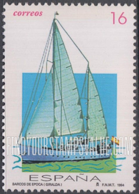 FindYourStampsValue: Yachts: Giralda
