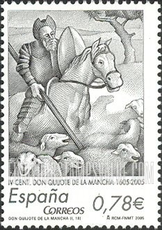 FindYourStampsValue: Publication of Don Quixote, 400th Anniversary