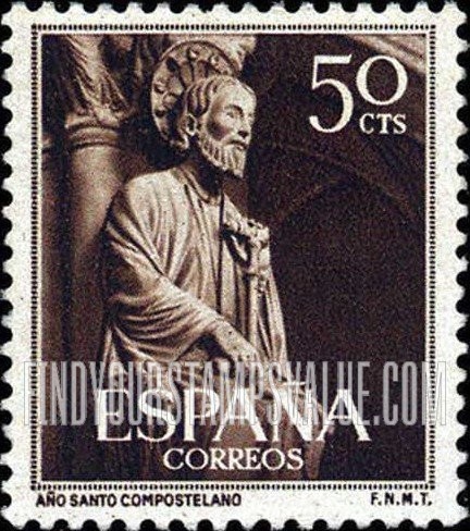 FindYourStampsValue: St. James of Compostela