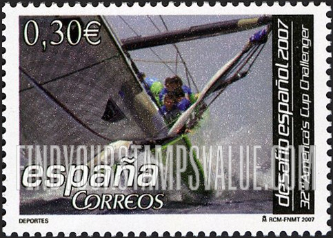 FindYourStampsValue: 2007 America’s Cup Challenger Races