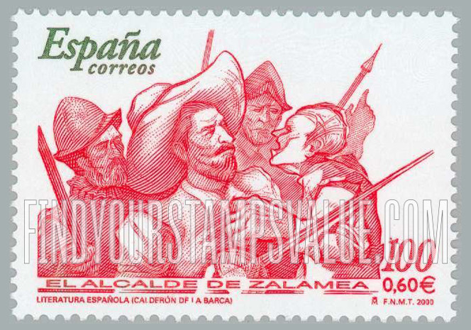 FindYourStampsValue: Spanish Literature: El Alcalde Zalamea, by Pedro Calderón de la Barca