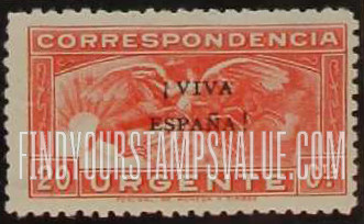 FindYourStampsValue: Revolutionary Overprints, Nationalist (Revolutionary) Forces, Special Delivery
