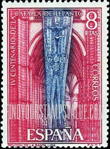 FindYourStampsValue: Holy League banner in Cathedral