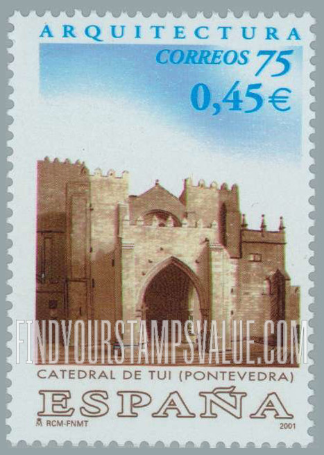 FindYourStampsValue: Architecture: Santa Maria Cathedral, Tui