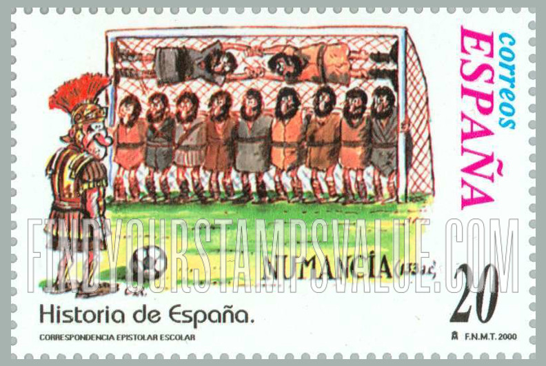 FindYourStampsValue: Letter Writing Type of 1998: Siege of Numantia, 133 B.C.