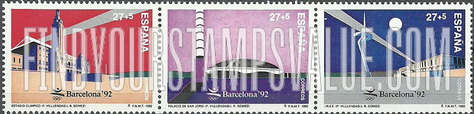 FindYourStampsValue: Semi-Postal: 1992 Summer Olympics, Barcelona
