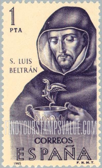 FindYourStampsValue: Builders of the New World: St. Luis Beltran