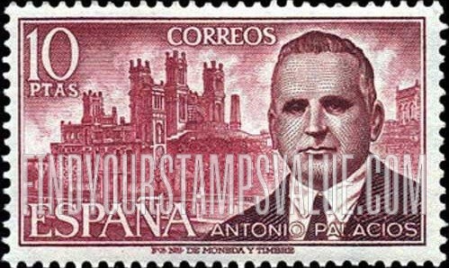 FindYourStampsValue: Antonio Palacios and Casa Guell, Barcelona