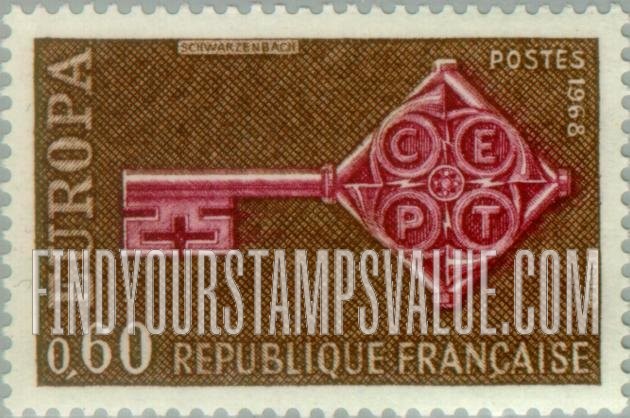 FindYourStampsValue: Europa Issue, 1968