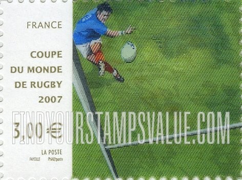 FindYourStampsValue: 2007 Rugby World Cup, France