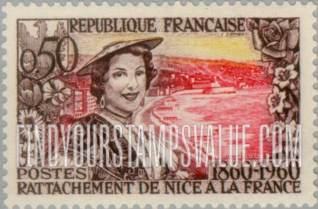 FindYourStampsValue: Woman of Nice and Shore