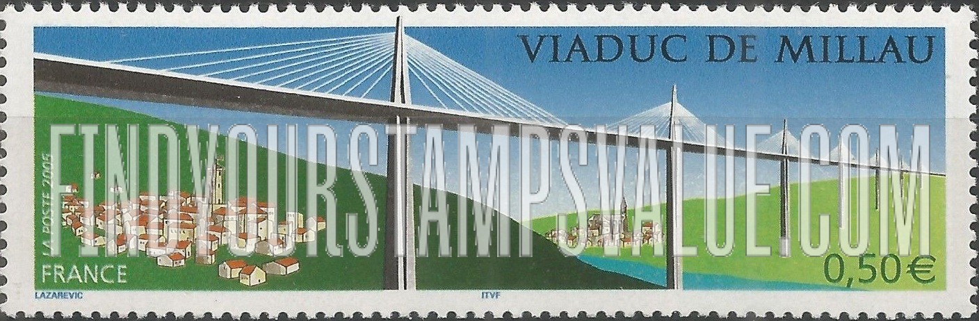 FindYourStampsValue: Opening of Millau Viaduct