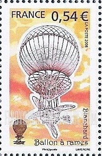 FindYourStampsValue: Flying Machines: Jean-Pierre Blanchard’s balloon