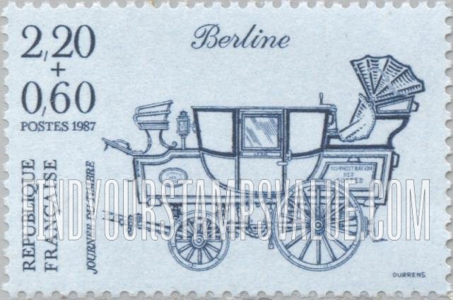 FindYourStampsValue: SEMI-POSTAL - Stamp Day Type of 1986: Berline carriage