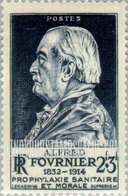 FindYourStampsValue: SEMI-POSTAL - Fournier Type of 1946