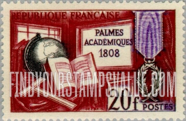 FindYourStampsValue: Symbols of Learning and Medal