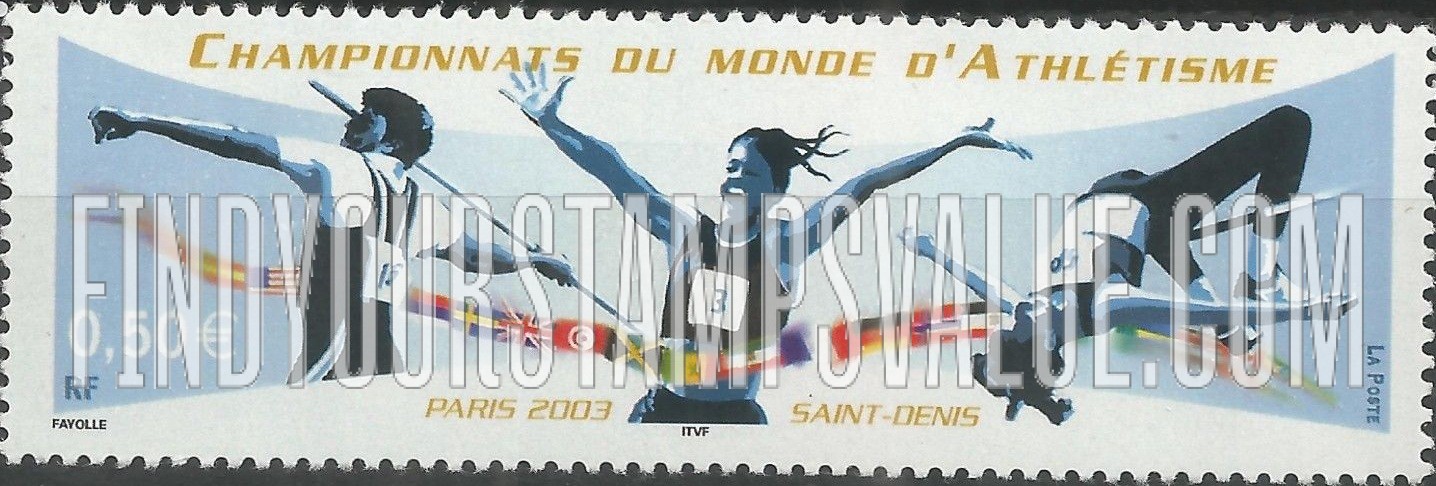 FindYourStampsValue: World Track and Field Championships, Paris