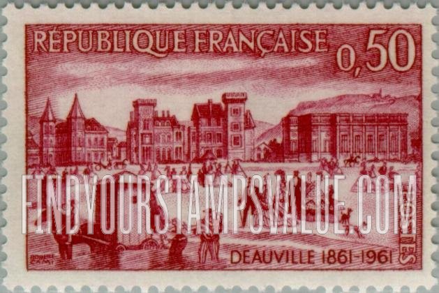 FindYourStampsValue: Deauville in 19th Century