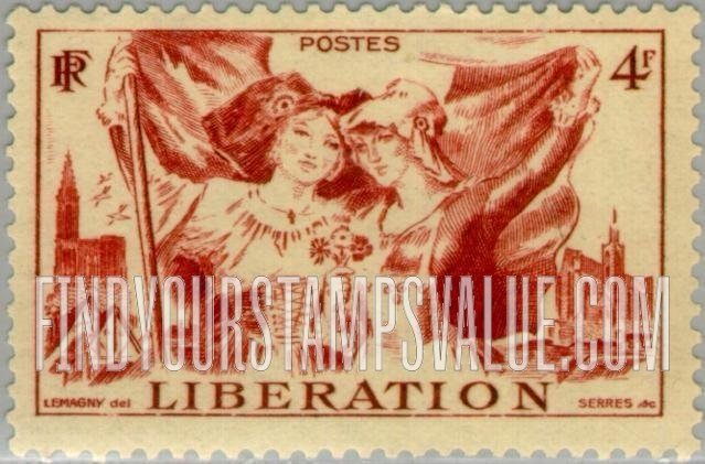 FindYourStampsValue: Costumes of Alsace and Lorraine and Cathedrals of Strasbourg and Metz