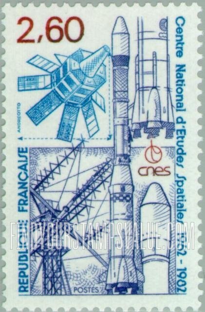 FindYourStampsValue: National Space Studies Center, 20th Anniversary