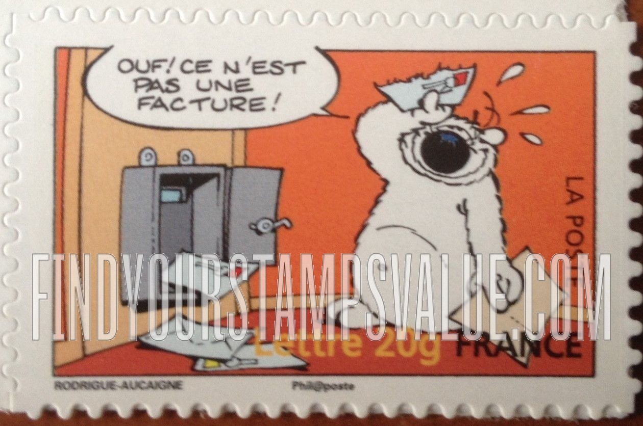 FindYourStampsValue: Cubitus, Comics by Michel Rodrigue and Pierre Aucaigne