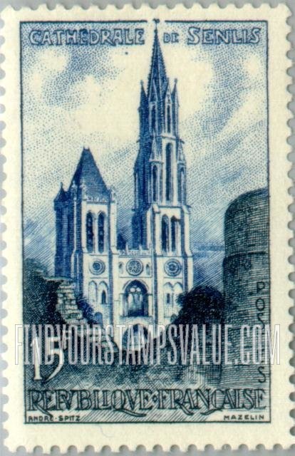 FindYourStampsValue: Senlis Cathedral