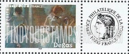 FindYourStampsValue: Impressionist Paintings: Dancers, by Edgar Degas