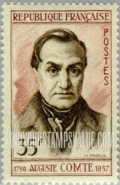 FindYourStampsValue: Auguste Comte
