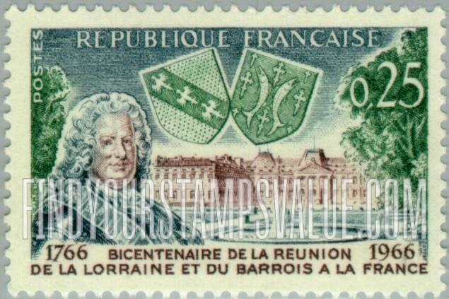 FindYourStampsValue: Stanislas Leszczynski, Lunéville Chateau