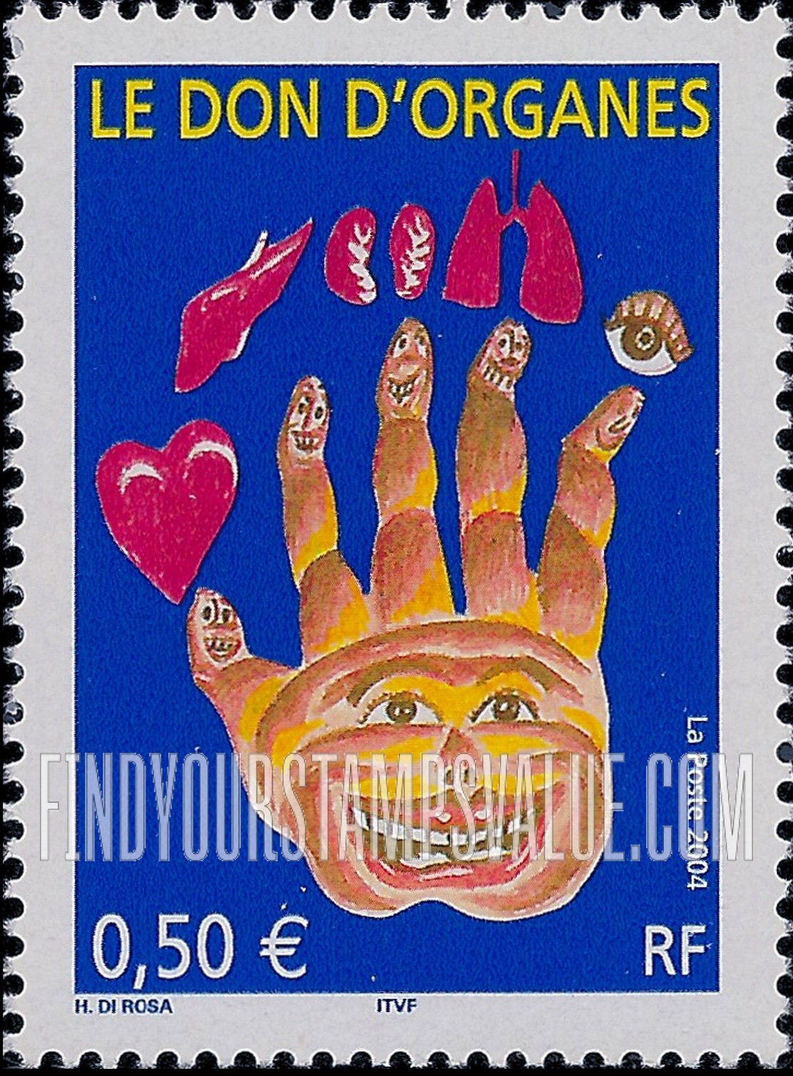 FindYourStampsValue: Organ Donation