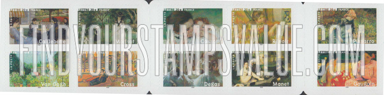 FindYourStampsValue: Impressionist Paintings