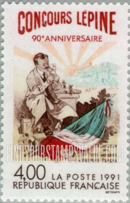 FindYourStampsValue: Concours Lepine, 90th Anniversary