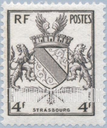 FindYourStampsValue: Arms of Strasbourg