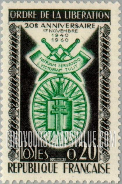 FindYourStampsValue: Badge of Order of Liberation