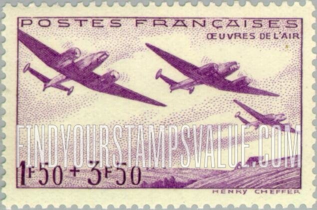 FindYourStampsValue: SEMI-POSTAL - Planes over Fields