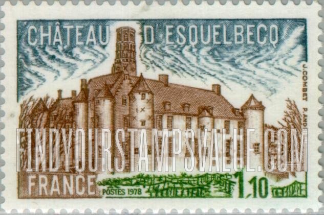 FindYourStampsValue: Tourist Issue: Chateau D’Esquelbecq