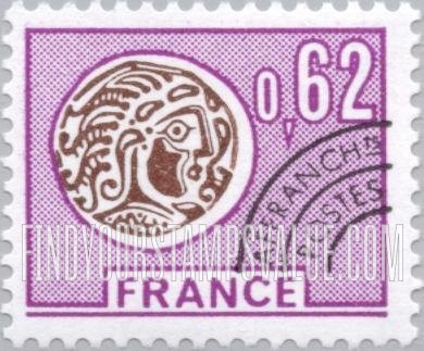FindYourStampsValue: Gallic Coin: Gallic Coin Type of 1975