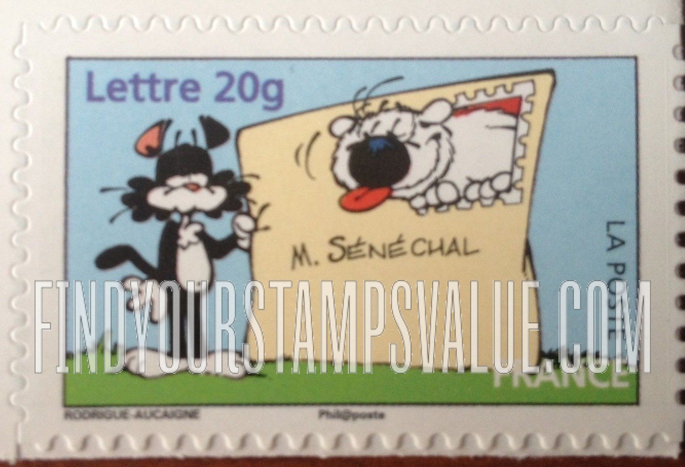 FindYourStampsValue: Cubitus, Comics by Michel Rodrigue and Pierre Aucaigne