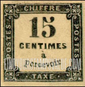 FindYourStampsValue: POSTAGE DUE - Numeral Value