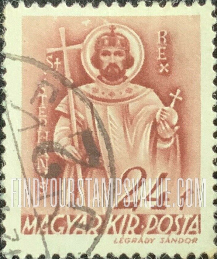 FindYourStampsValue: Saint Stephen: Types of 1939