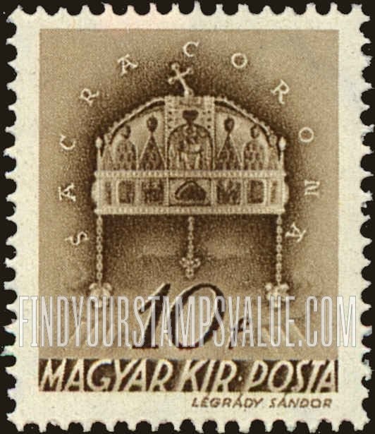 FindYourStampsValue: Crown of Saint Stephen