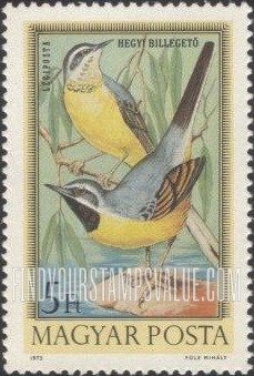FindYourStampsValue: Gray wagtails