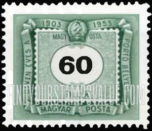FindYourStampsValue: POSTAGE DUE STAMPS - Numeral value
