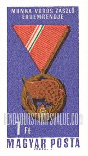 FindYourStampsValue: Red Banner Order of Labor