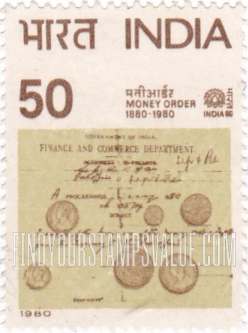 FindYourStampsValue: Republic of India: Money order centenary - भारत गणराज्य: मनी ऑर्डर की शताब्दी