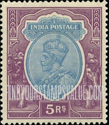 FindYourStampsValue: Empire: King George V - साम्राज्य: राजा जॉर्ज पंचम