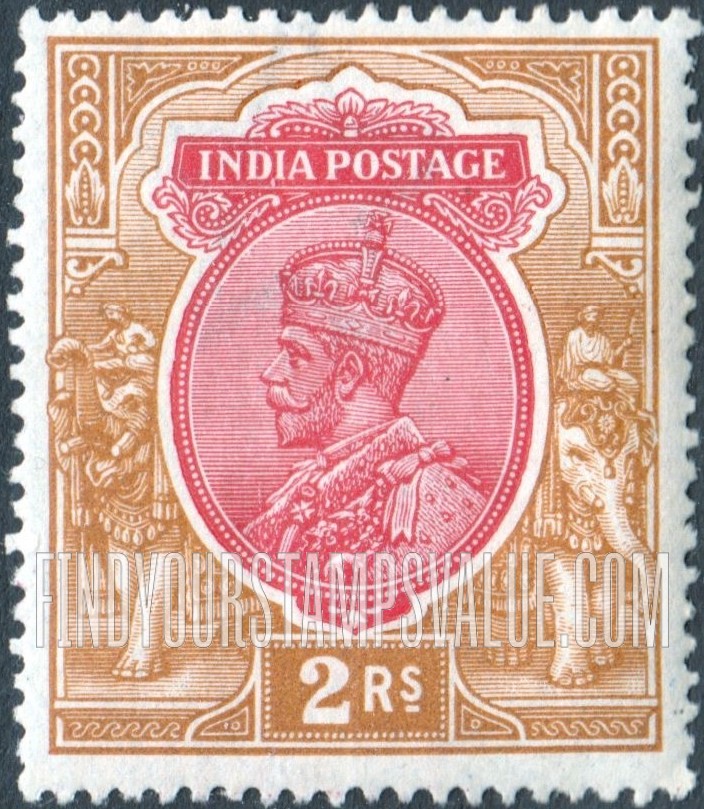 FindYourStampsValue: Empire: King George V - साम्राज्य: राजा जॉर्ज पंचम