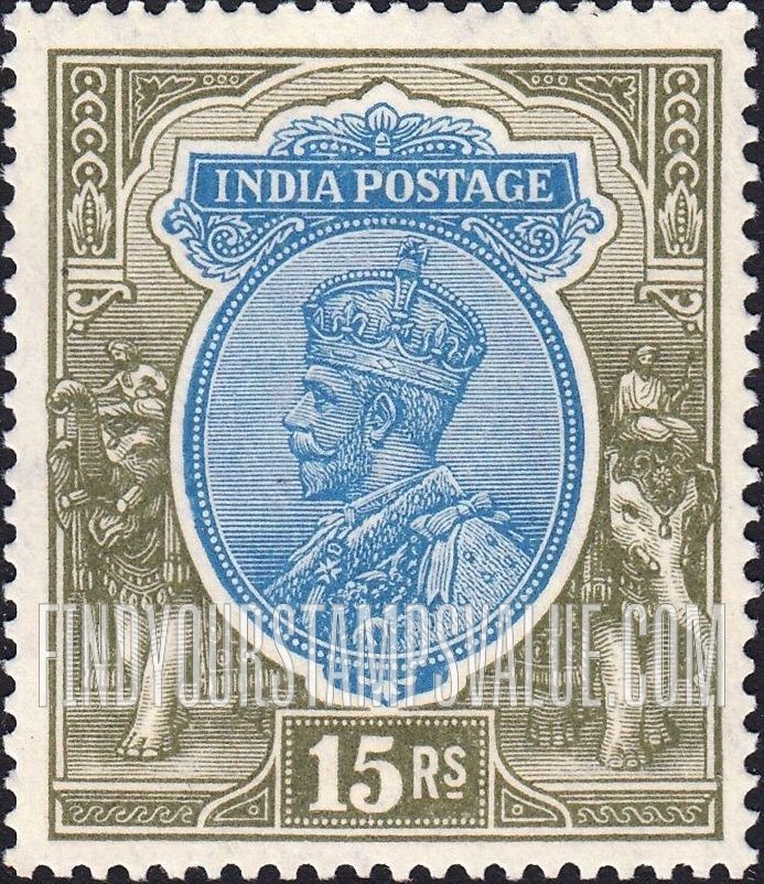 FindYourStampsValue: Empire: King George V - साम्राज्य: राजा जॉर्ज पंचम