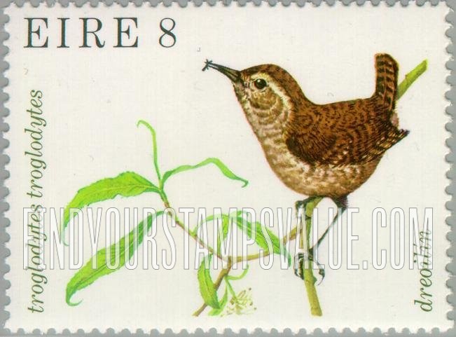 FindYourStampsValue: Birds:  Wren
