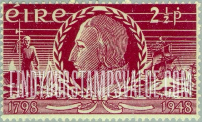 FindYourStampsValue: Theobald Wolfe Tone